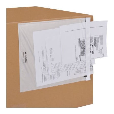 Gec Global Industrial Packing List Envelopes 12inL x 10inW Clear 500/Pack FD-1C-5440NP